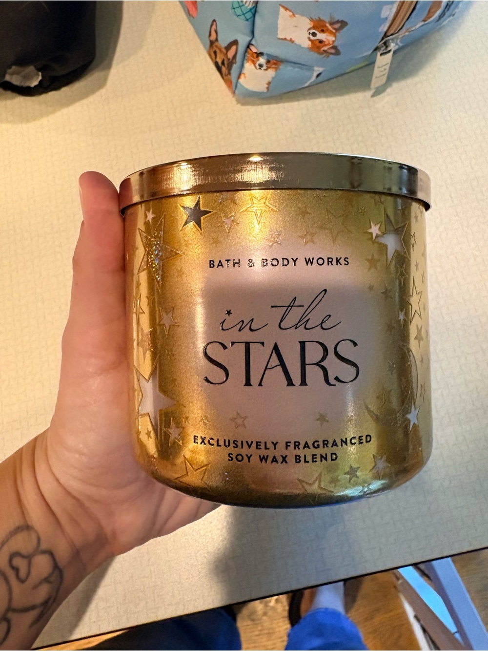 Bath & Body Works Gold 'In The Stars' Scented Candle